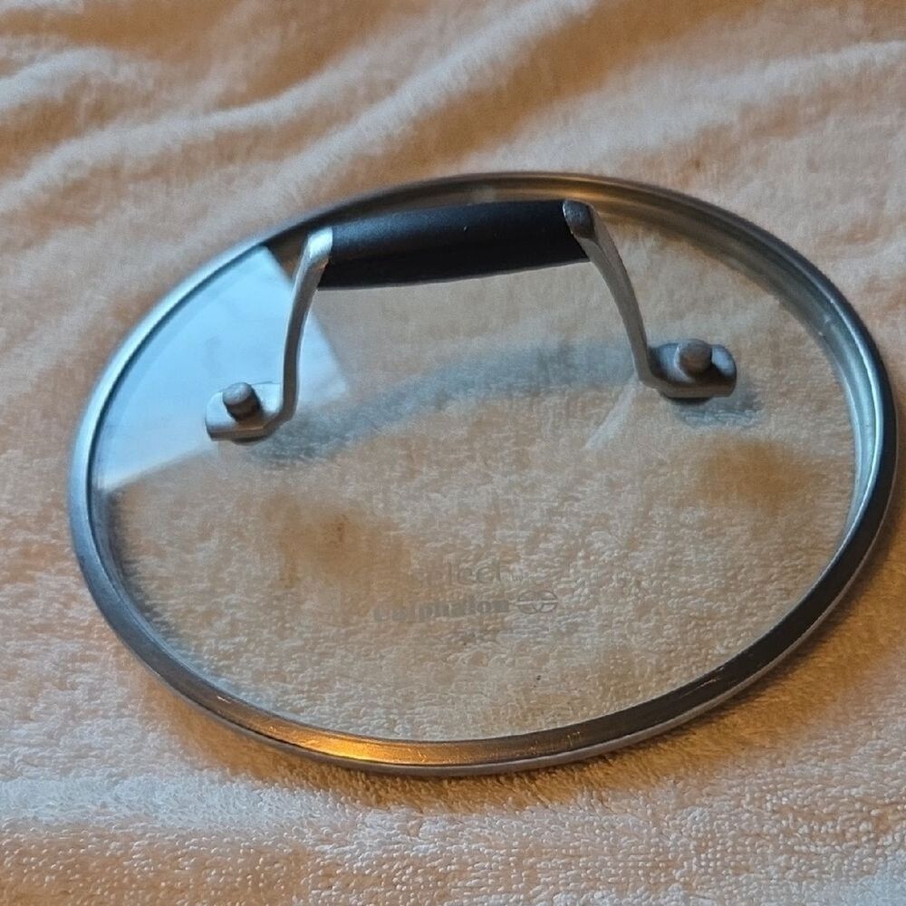 Select by Calphalon Clear Glass Lid with Stainless Steel Rim Inside 5 3/4"